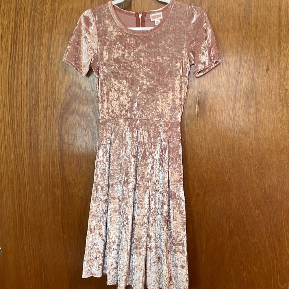 NWT! LulaRoe crushed velvet Amelia Dress